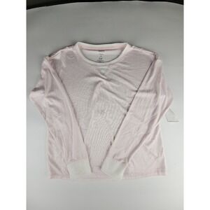 Sonoma Goods for Life Women's Sleepwear Long Sleeve Striped Top Size S